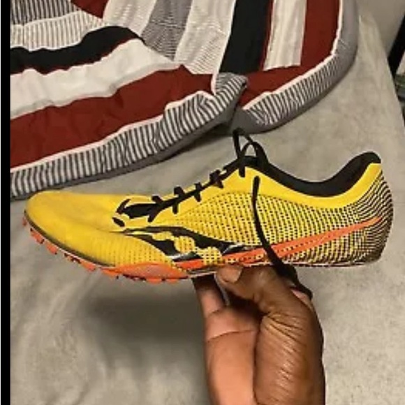 Used track spikes. Size M 10.5 W 12.5. - Picture 4 of 5